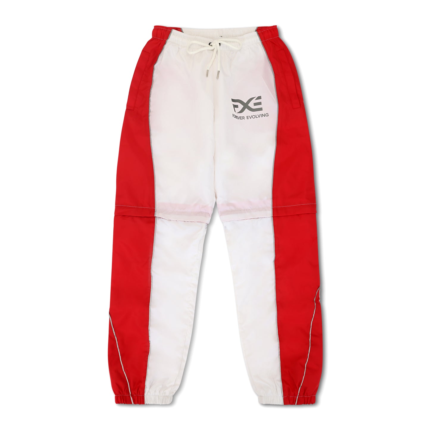 White and Red Detachable tracksuit