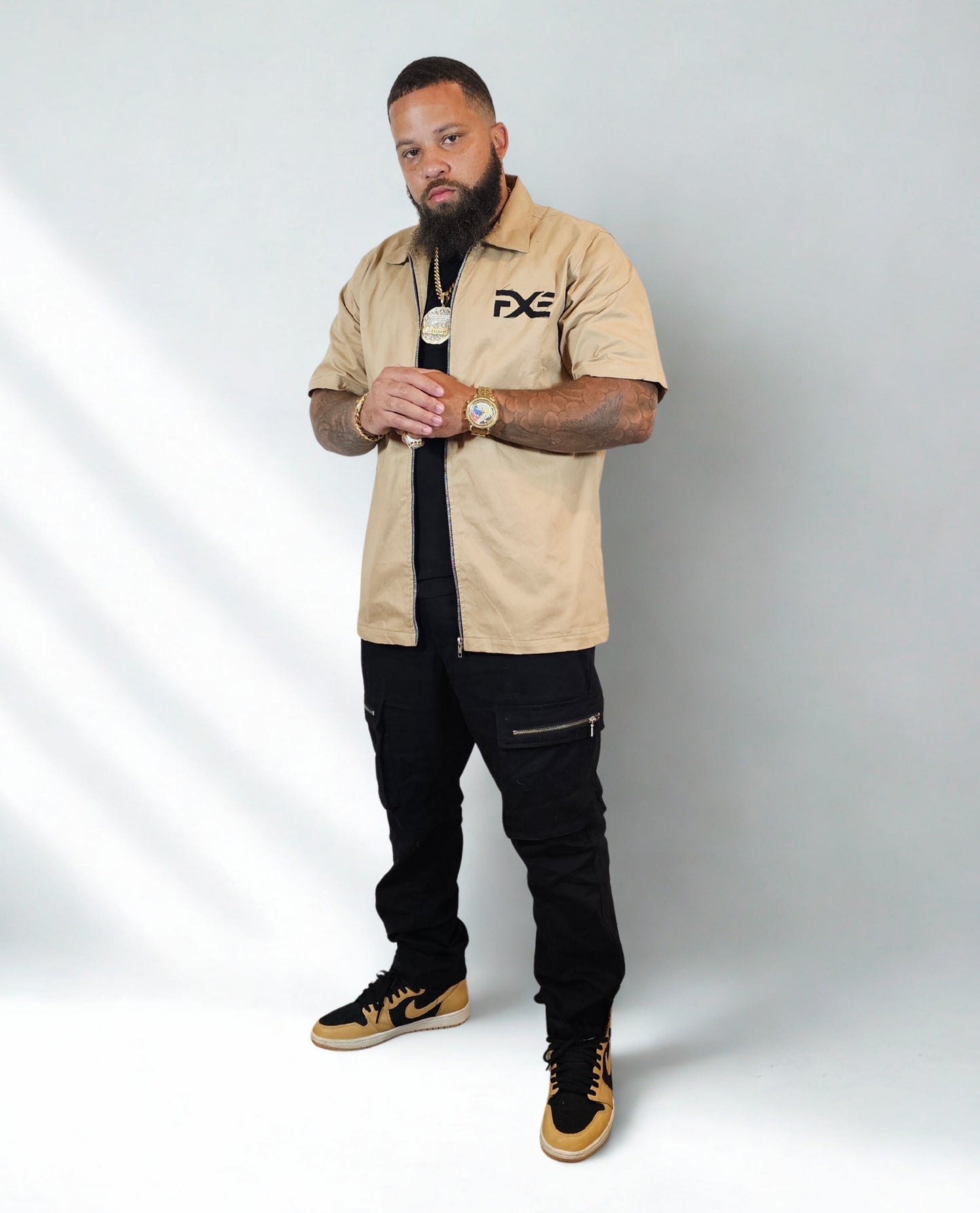 Full Zip Collared Shirt