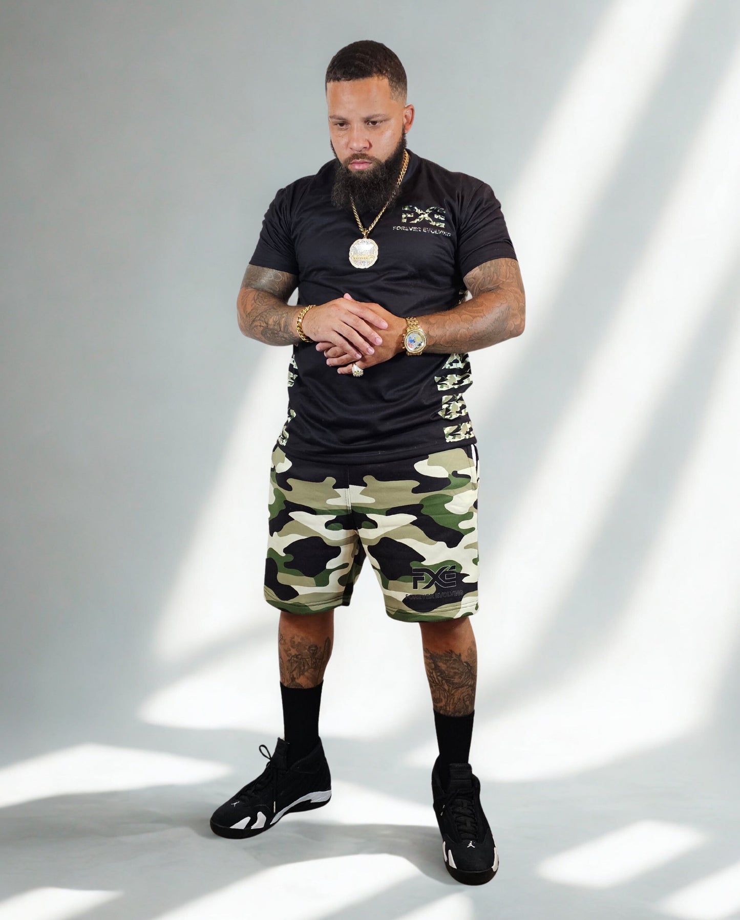 Camo Short Set