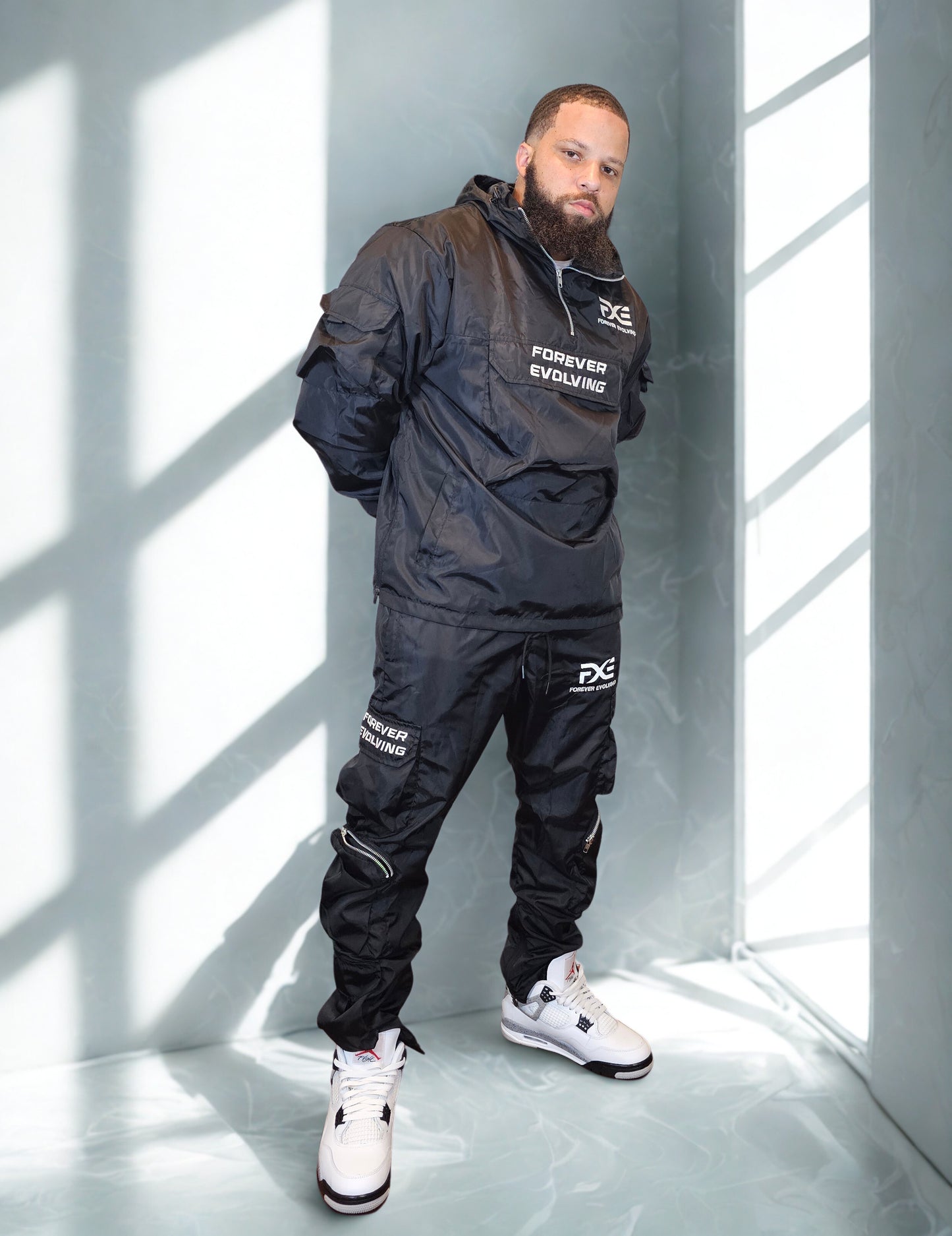 Black and White Tracksuit