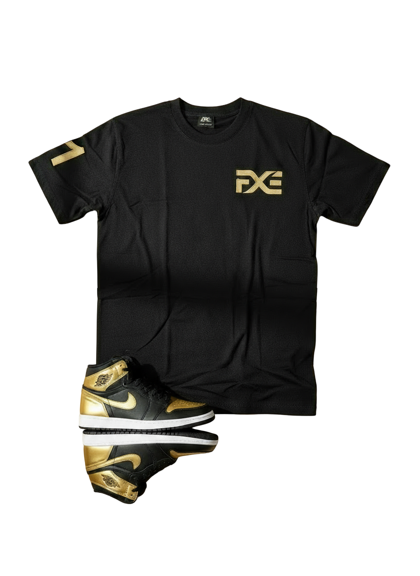 Black and Gold Signature Tee