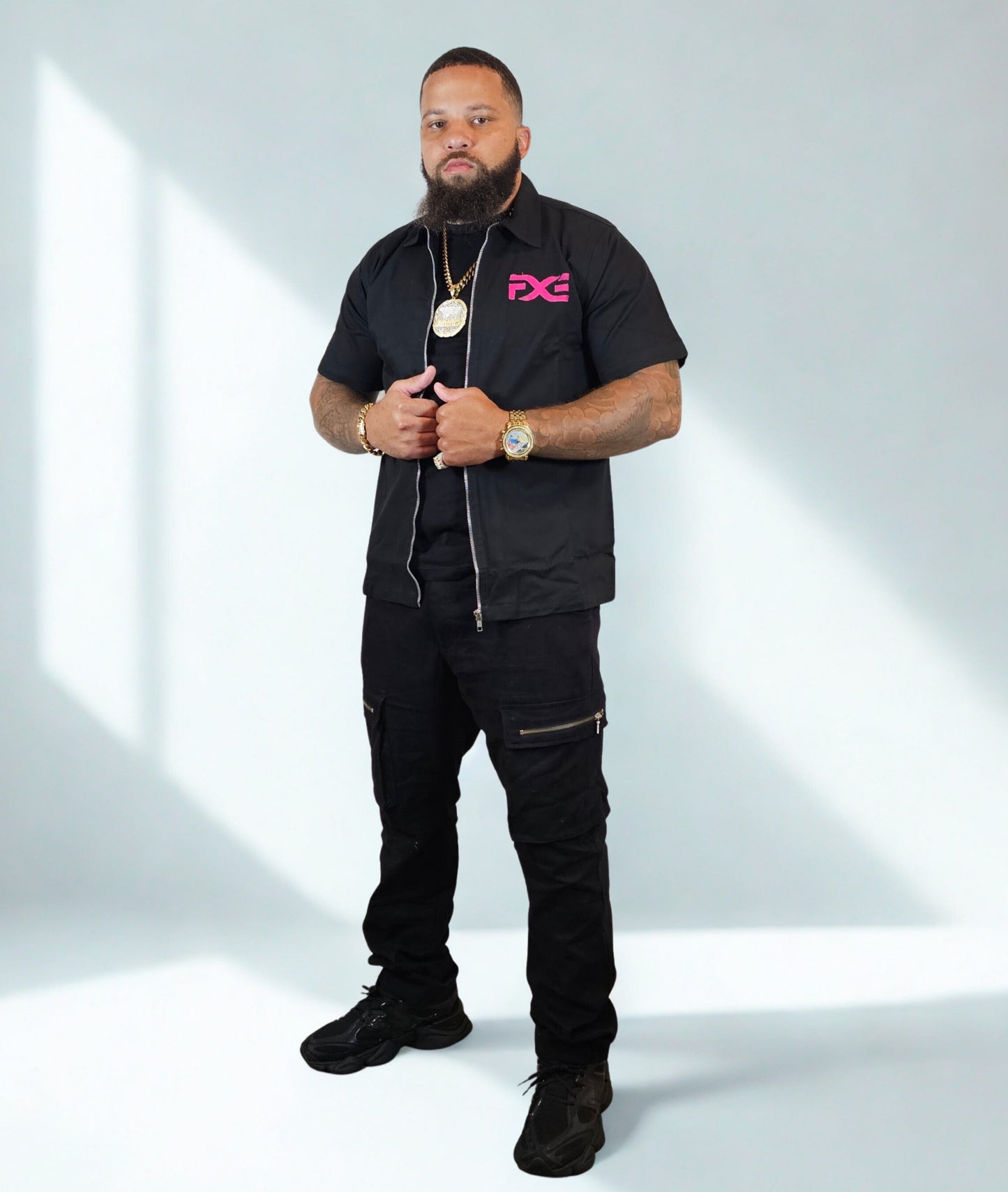 Full Zip Collared Shirt